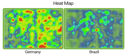 Germany vs Brazil - Heat Map adult photos