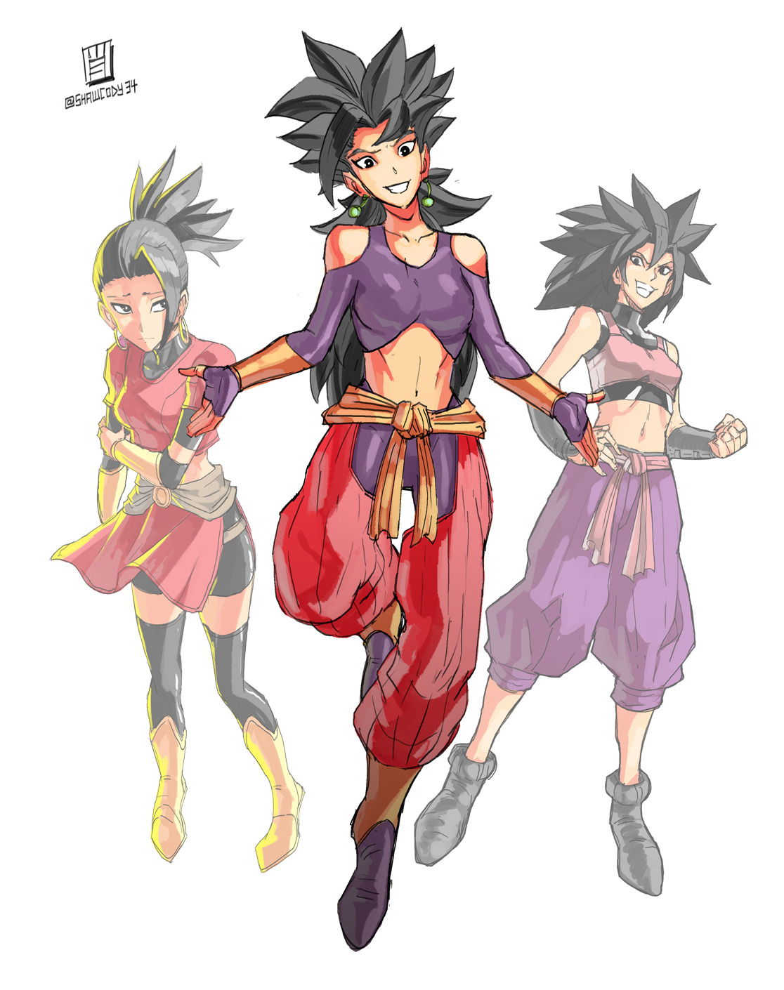 shawcody34:A bunch of Dragon Ball fanart. Haven’t seen Super yet, but redesigning
