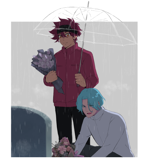  Day2: first times/Rain Langa visiting his dad’s grave for the first time with Reki, maybe int