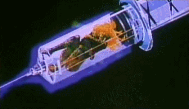 weirdlandtv:  Shots from the VIDEODROME (1983) trailer.