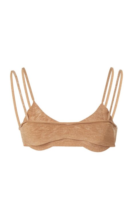 Novio Layered Knit Bra Top by Jacquemus, $190