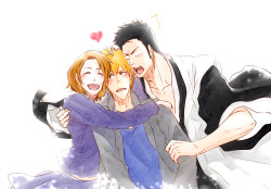 erian-7:  Art by Touya  ♥Kurosaki Shiba Family  I LOVE THEM!!!