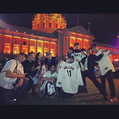 We Made It! #worldserieschamps #SFGiants #dynasty #mlb #sanfrancisco (at San Francisco City Hall)