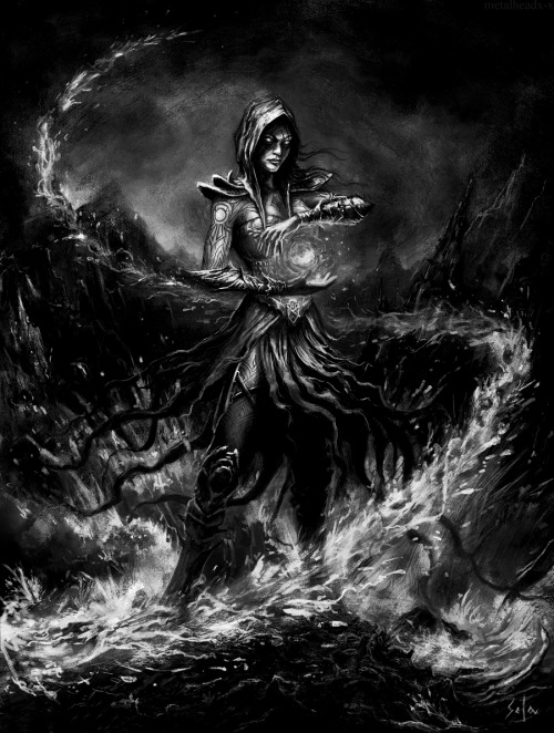 metalheadx-x:Naida, the Watercaster by bpsolaEdited by metalheadx-x