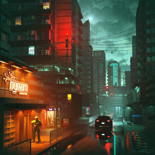 scifiseries:  Dystopian City