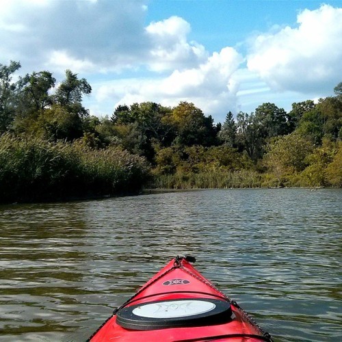 Coffee break #kayaktime (at Rouge Park)