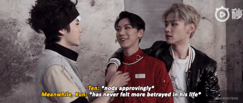 Ten, ‘96 Line: fresh, Cute And Young Kun, Also ‘96 Line: old, Decrepit, Could Die Any Minute