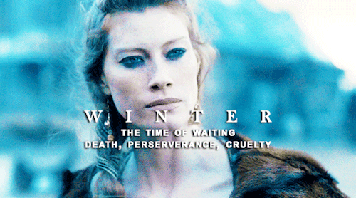 jorindelle:The Aslaug Appreciation Vikings Countdown ≡ 7 Days till Vikings!↳Aslaug through the seaso
