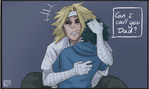 ijessbest: ijessbest:All Might is officially his dad now right… Bonus: We all need a dad