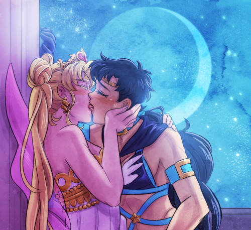 youkaiyume:Gurl, it’s been a millennia. GET IT.Some Seiya/Usag space lesbians goodness. Censored ver