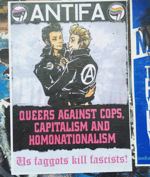 queergraffiti: twenlyonepilots: gay propaganda “antifa / queers against cops, capitalism and h