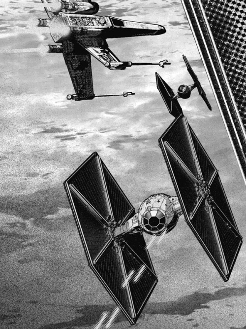 jedavu:  X-Wing Vs. TIE-Fighter screen prints by Chris Skinner