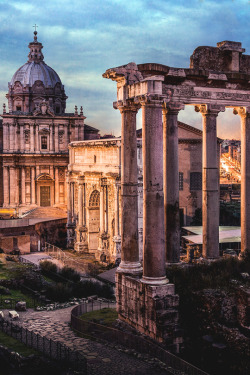 italian-luxury:  Roman Ruins | Source | Italian-Luxury | Instagram Foundations of an empire.      