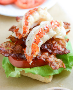 do-not-touch-my-food:  Lobster BLTs with Sweet-Smoky Mayo