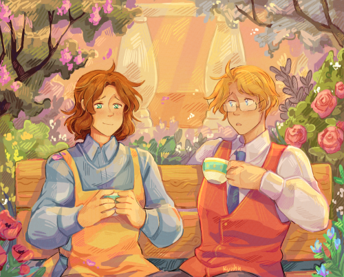 kyuhu:For the Nostalgia and Flower Prompt of Amelietweek! Super late for day one againI thought abou