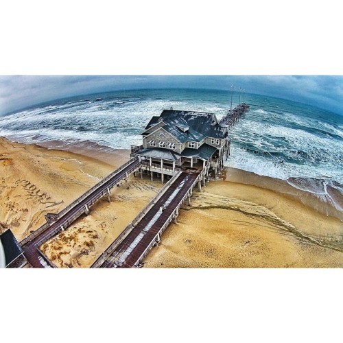 Thanks to outerbanksvactions and outerbanksdrone for this great aerial capture of Jennette&rsquo