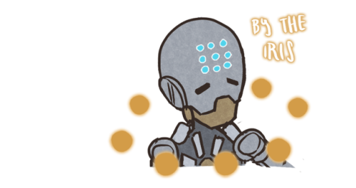 zenamiarts: Zenyatta: How wonderful to meet you, Orisa. How long has it been since you have come to know your self and soul?Orisa: I have been operational for 31 days. Well met, Zenyatta.Zenyatta: [softly, but with feeling] by the IrisZenyatta: Greetings,