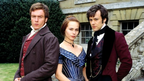 Toby Stephens as Gilbert Markham, Tara Fitzgerald as Helen Huntingdon and Rupert Graves as Arthur Hu