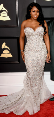 thecomeup87:  queensofrap: Remy Ma -  The 59th GRAMMY Awards.  Remy has been slept on for a decade