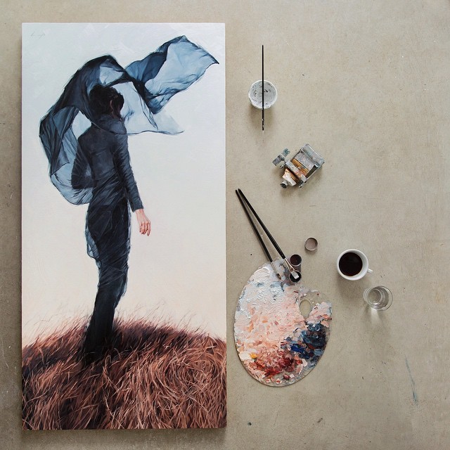 beeslikehoney:  by bythebrush http://ift.tt/1AxOEq9