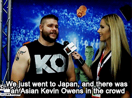 mithen-gifs-wrestling:  Kevin Owens on having adult photos