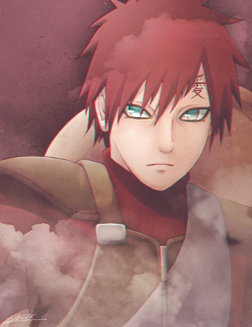 shikisaii:  Gaara requested by karo-tousen ! 