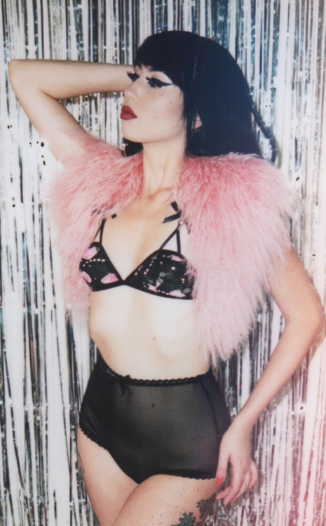 avalonmonet: A few Polaroids Natasha Lillipore snapped from our Alexandrea Anissa lingerie shoot yesterday 