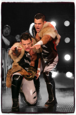 skyjane85:  The Wolves—-Eddie Edwards &amp; Davey Richards (photos were taking from TNA’s website credit goes to them..I just added edits) gradosgirl sskarekrow 