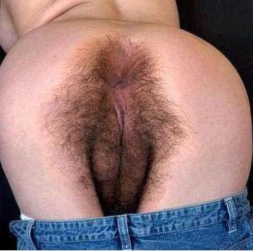 Porn photo Hairy backside