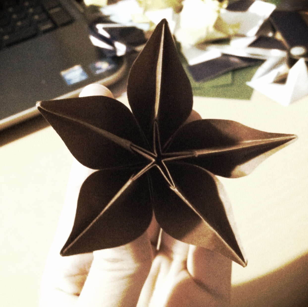 paperphiliac:  Carambola Flower designed by Carmen Sprung Only One Rose No. 11 designed