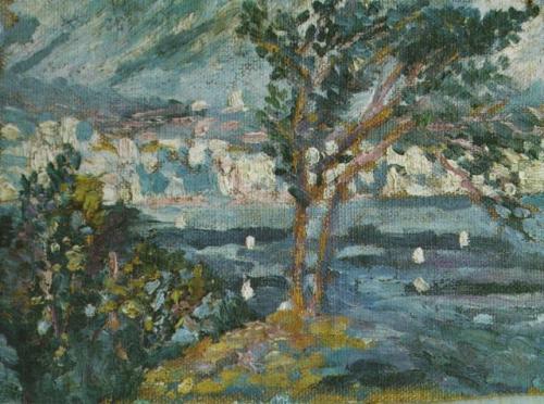 Landscape (Cadaques), 1920, Salvador Dali
