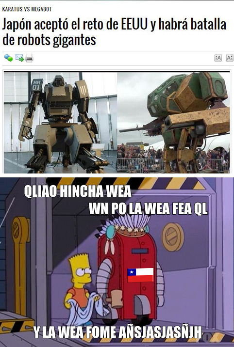 jaidefinichon:  Si hubieran retado a Chile..