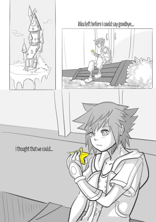 A gooey little comic for Soriku Week Day 1!Brace yourselves, it’s only going to get fluffier from he