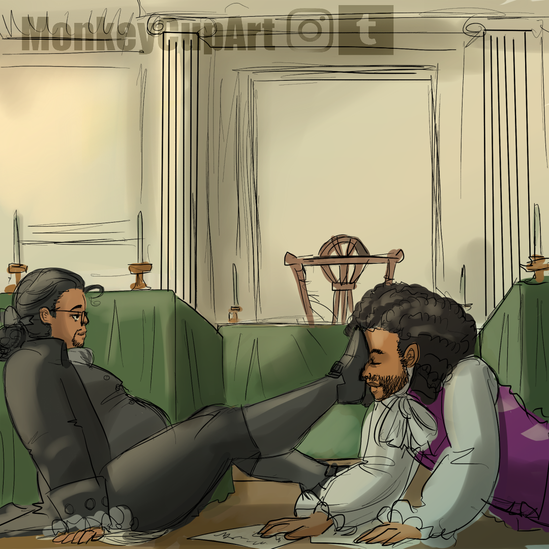 monkeycupart: The Duke of Braintree My wife wanted me to redraw a scene from the