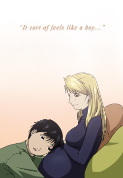 Mustang-Family:  This Would Be The Moment Roy And Riza Started To Decide The Name