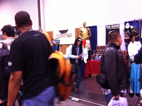 Oh yeah, Tommy Wisaeu was at WonderCon, at a booth thing for “The Room”. It was actually him too, not a cosplay.
