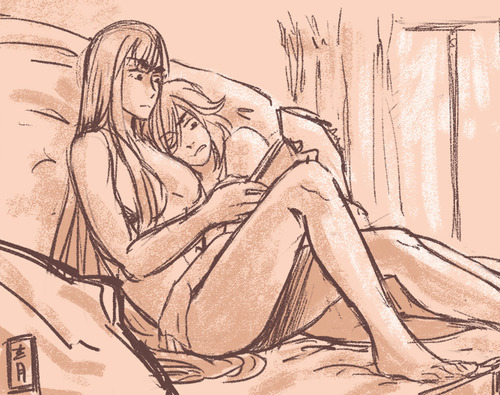sisterly snuggle time&lt;3 &lt;3 &lt;3 &lt;3 &lt;3 &lt;3
