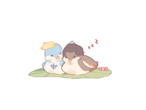 Hi everyone( •̀∀•́ ) Long time no see~The idea of this picture comes from a video on Weibo~The duckl