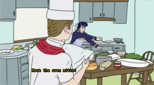 katartna:While cleaning the kitchen Josuke learns a trade secret behind Tonio’s cooking Inspired by 