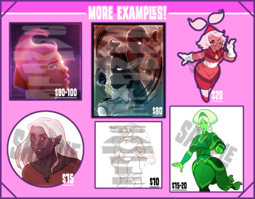 mutooter: I’ve finally decided to open up commissions! Even though it took forever, I’m 