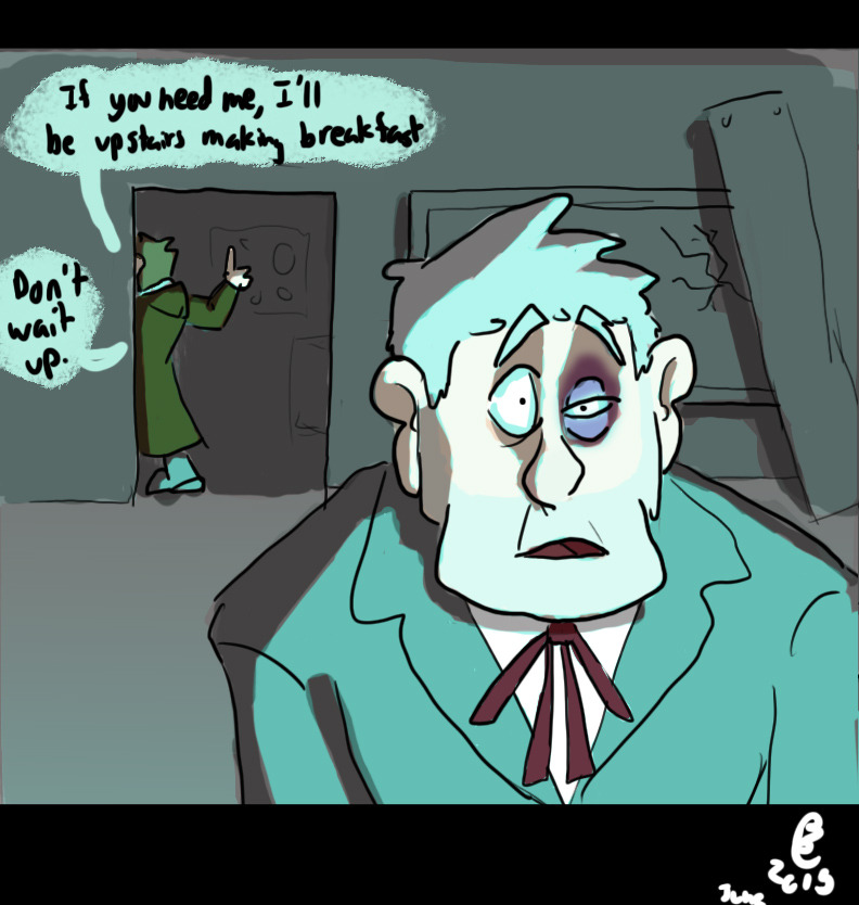 pdqsketch:  Well, at least 30 years of isolation hasn’t messed with his priorities.WOOF.