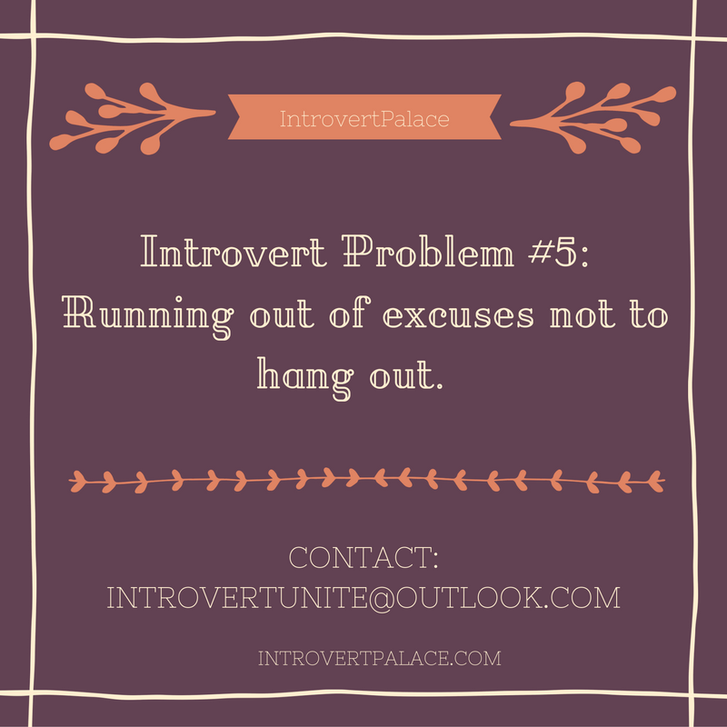introvertunites:  Which of these do you relate to?  