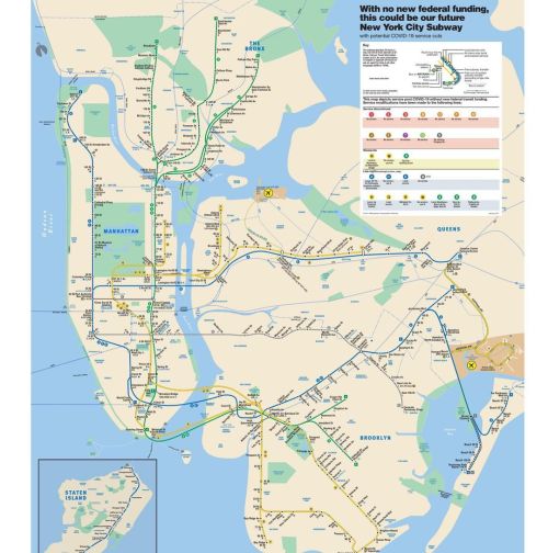 #MapMondays – The future subway system without federal funding. This map illustrates the devastating