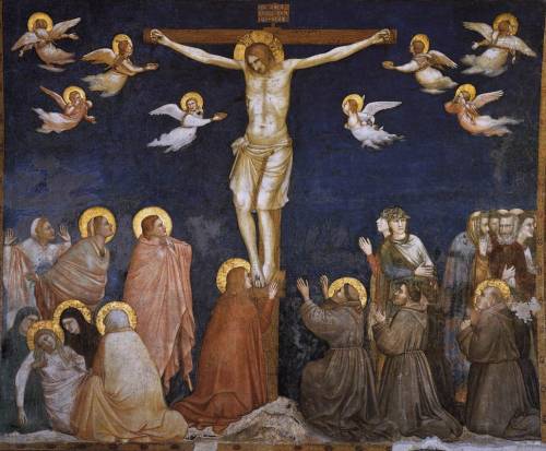 The Crucifixion, 1320, Giotto Di BondoneMedium: frescowww.wikiart.org/en/giotto/the-crucifix