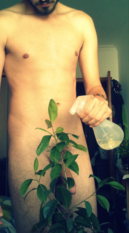 XXX nudesandmonet:  sweet–perv:  having plants photo