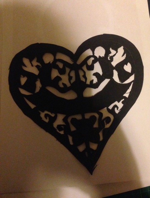 Hadn’t done paper cutting for over 2yrs as I have to use a scalpel. I wanted to get back into 