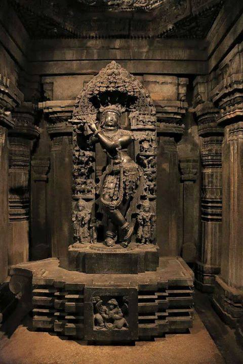 Hindu God Sri Krishna, Chennakesava Temple, Somanathapura India