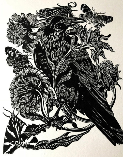 thefugitivesaint:Cally Conway, ‘Raven and Calendula’Source