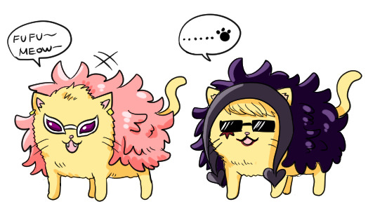 yun-zl:  Corazon meow He hates kittens 