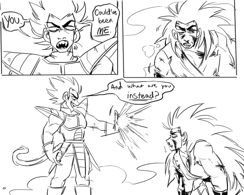 Youre A Saiyan Warrior, Just Like Me.. But Youre Not Like Me. Are You?